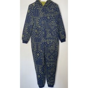 Savage X Fenty Forever Savage Hooded Jumpsuit Kids XL(14/16) Navy NWOT